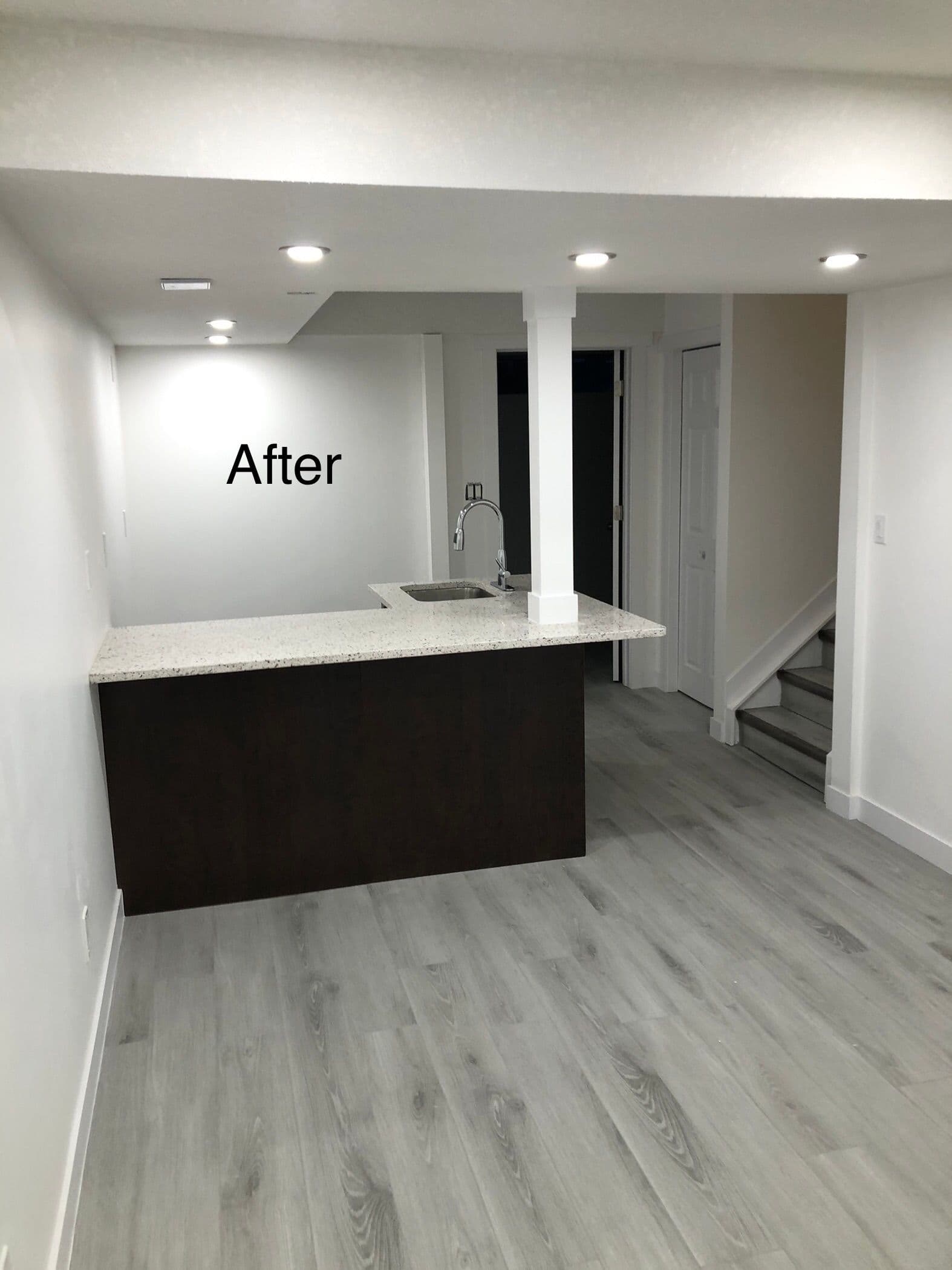 Basement living space