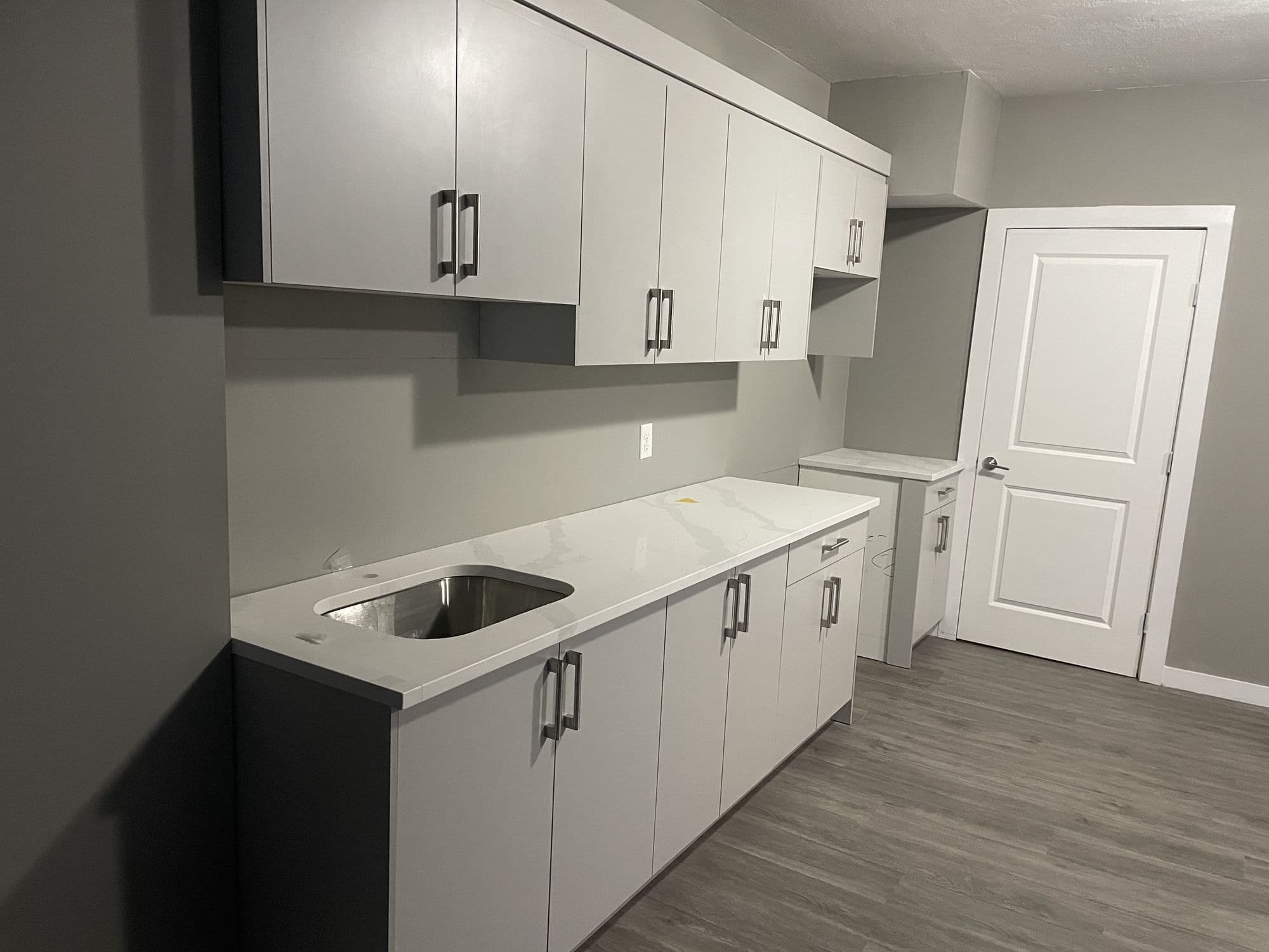 Entertainment space in basement