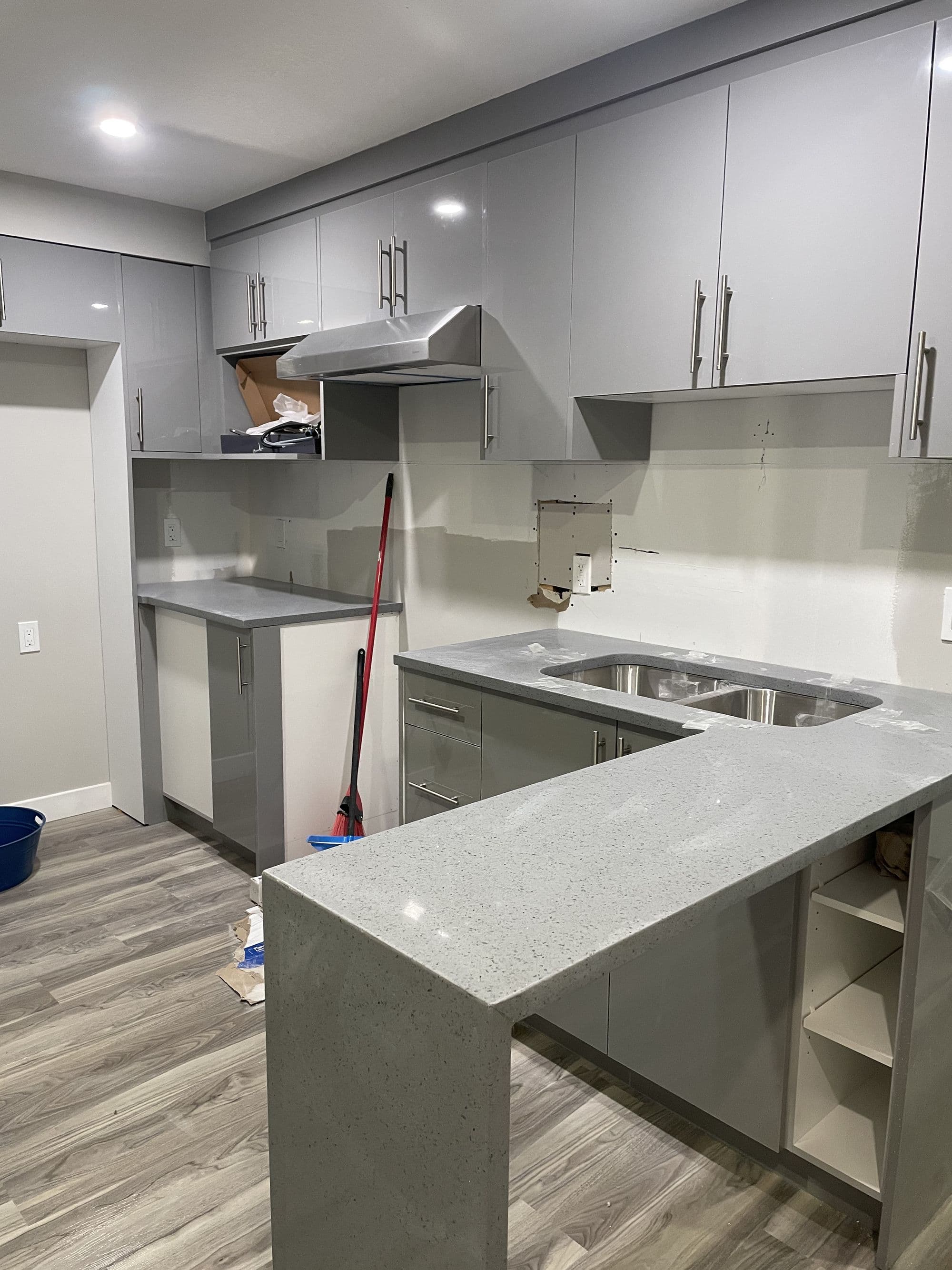 Luxury kitchen renovation before