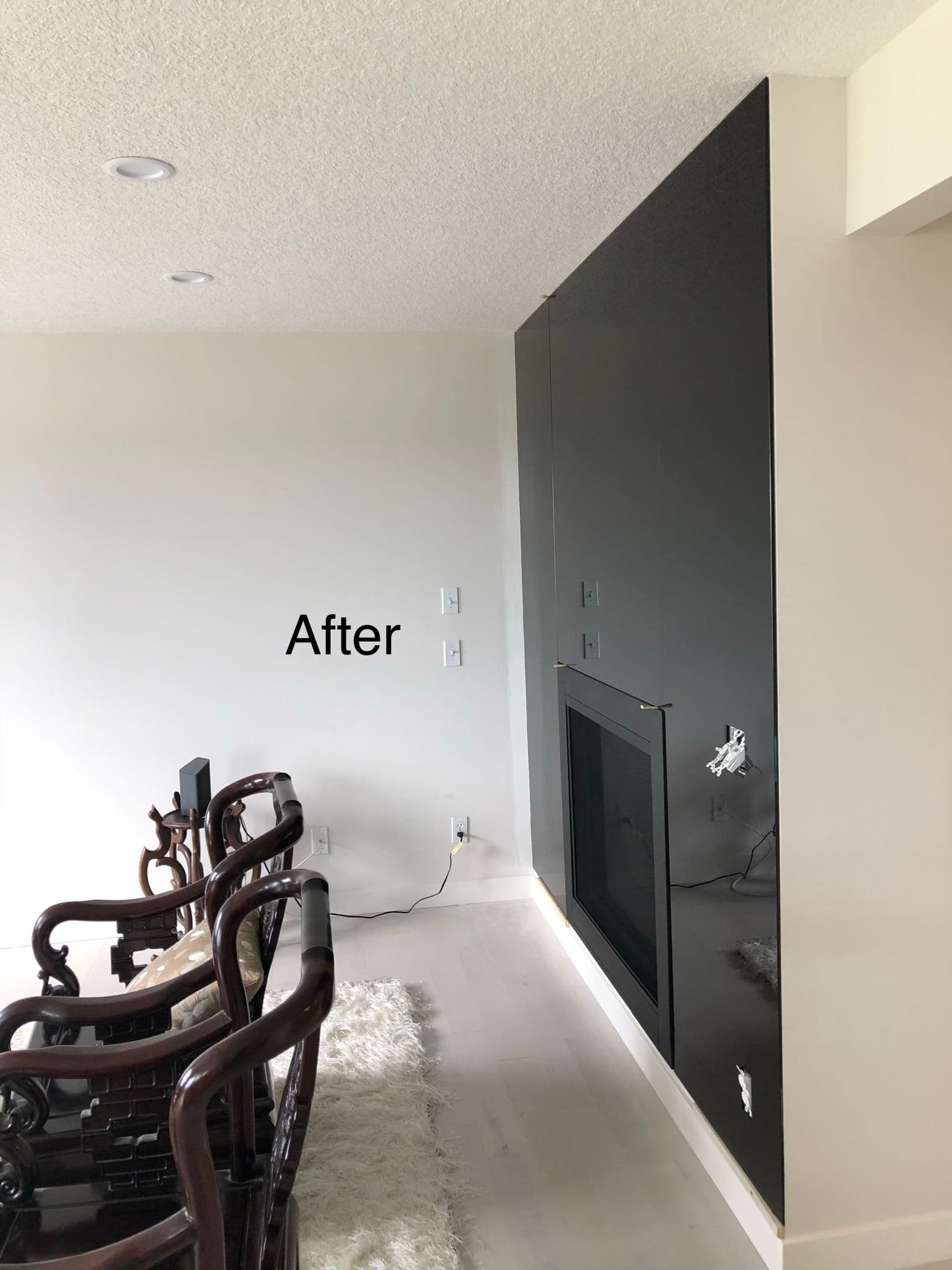 Modern living room renovation