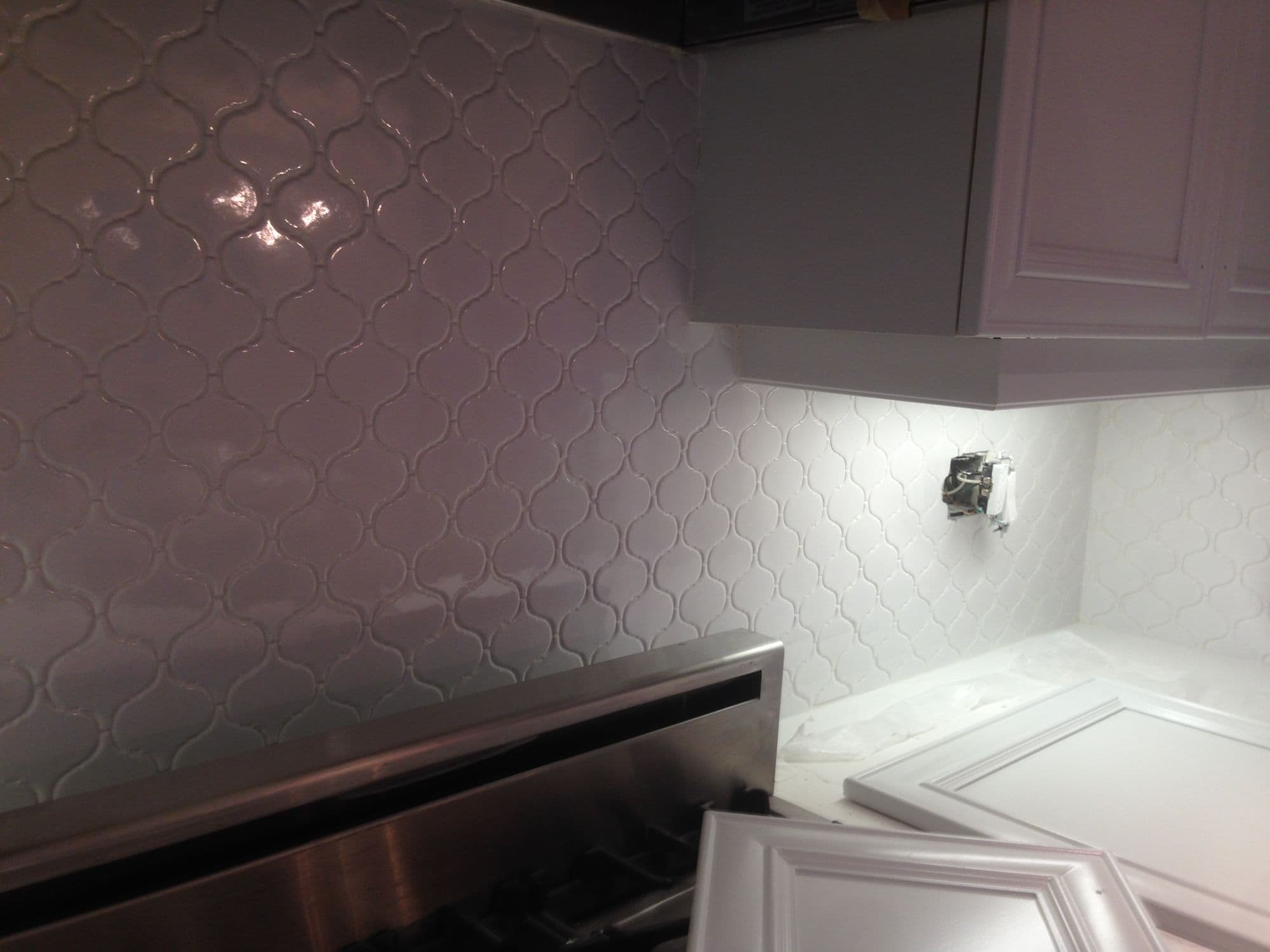 Custom tile installation